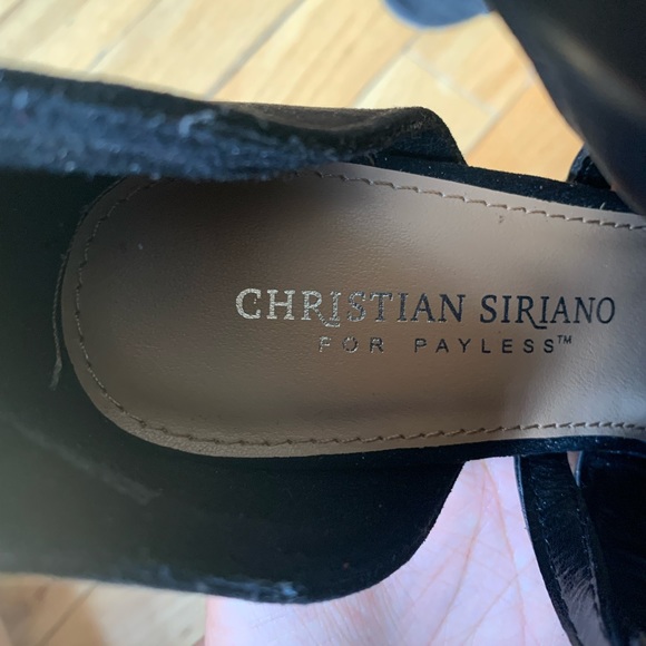 Black Christian Siriano Heels - Picture 2 of 4